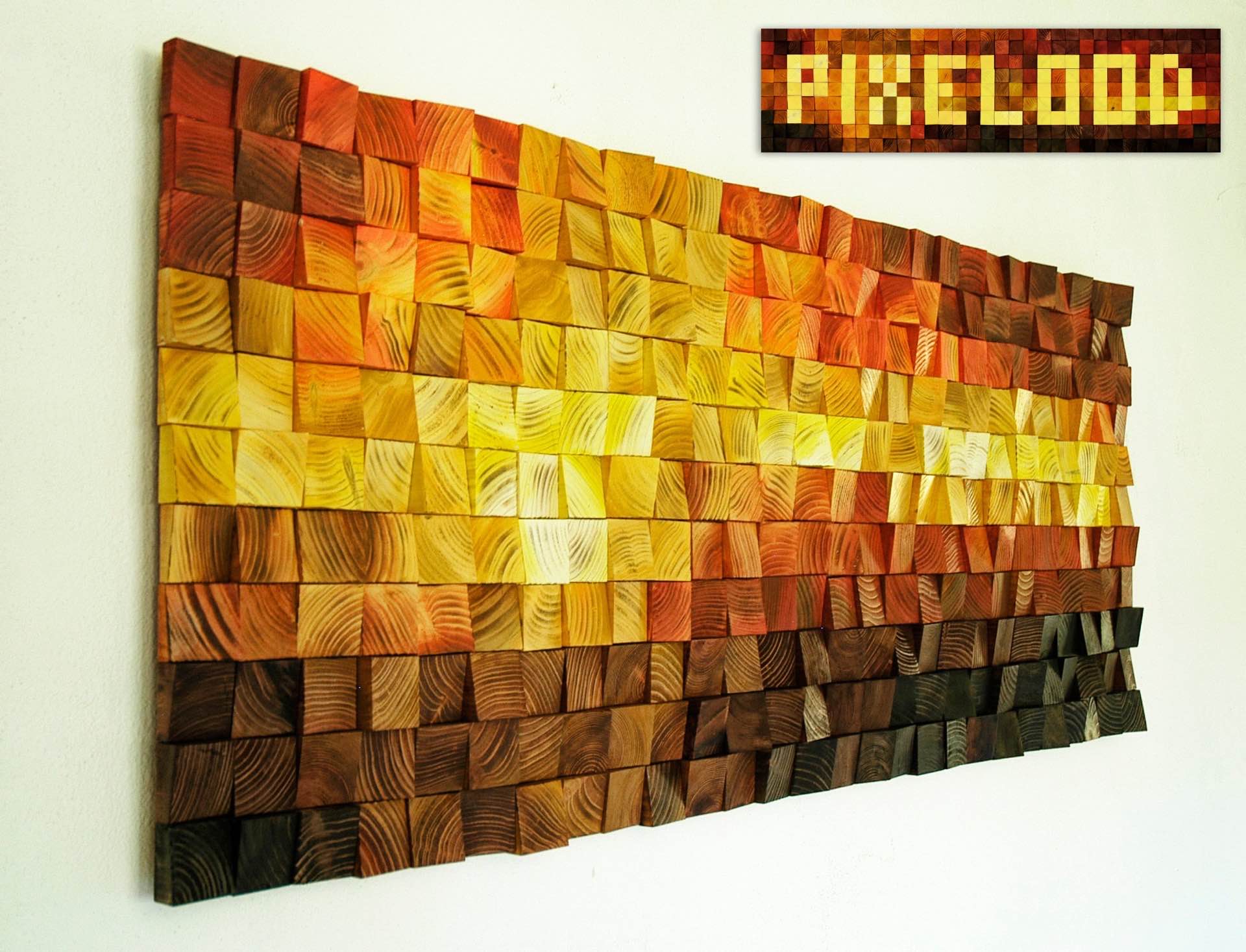 Pixelood wall art. (Prices vary)