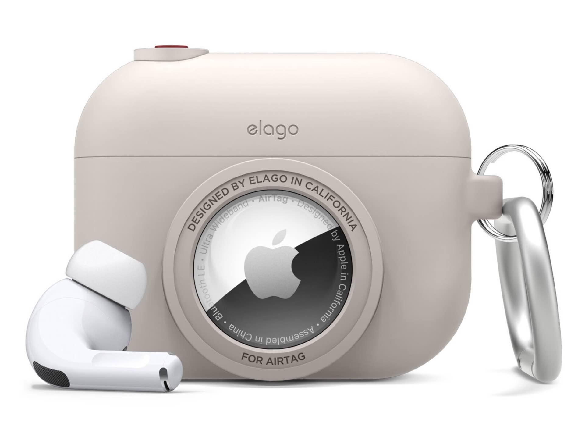 Elago Snapshot case for AirPods Pro + AirTag. ($11)