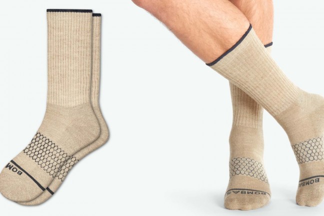 Bombas men's merino wool calf socks. ($20 per pair)
