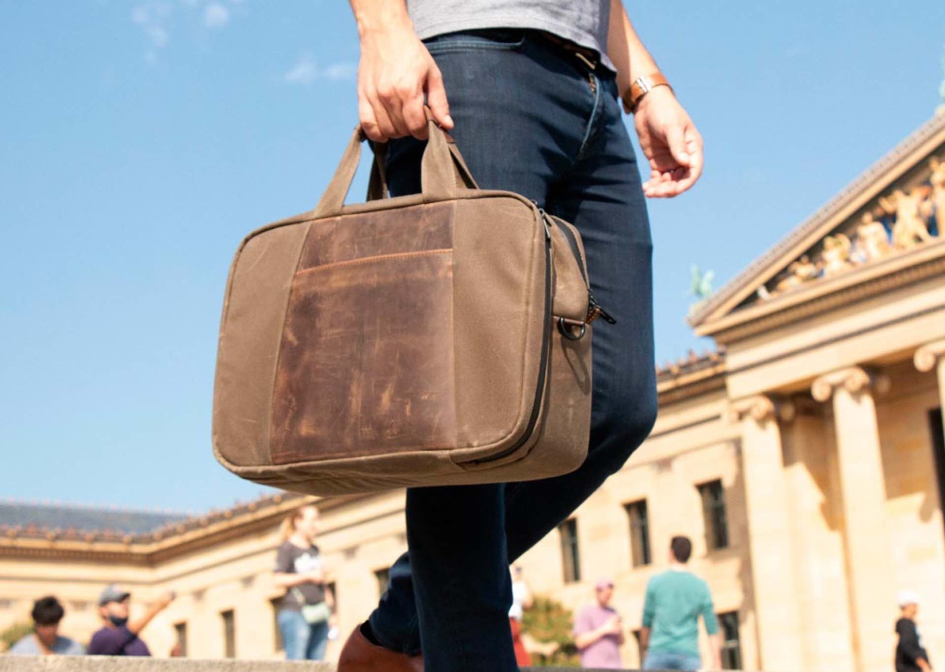 WaterField Designs Tech Folio Brief. ($359 or 379, depending on size. Doesn't ship until after Christmas, though — see note below)