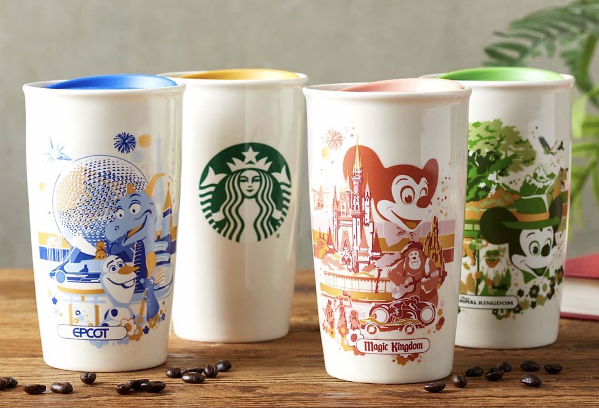 Disney x Starbucks Ceramic Theme Park Tumblers — Tools and Toys