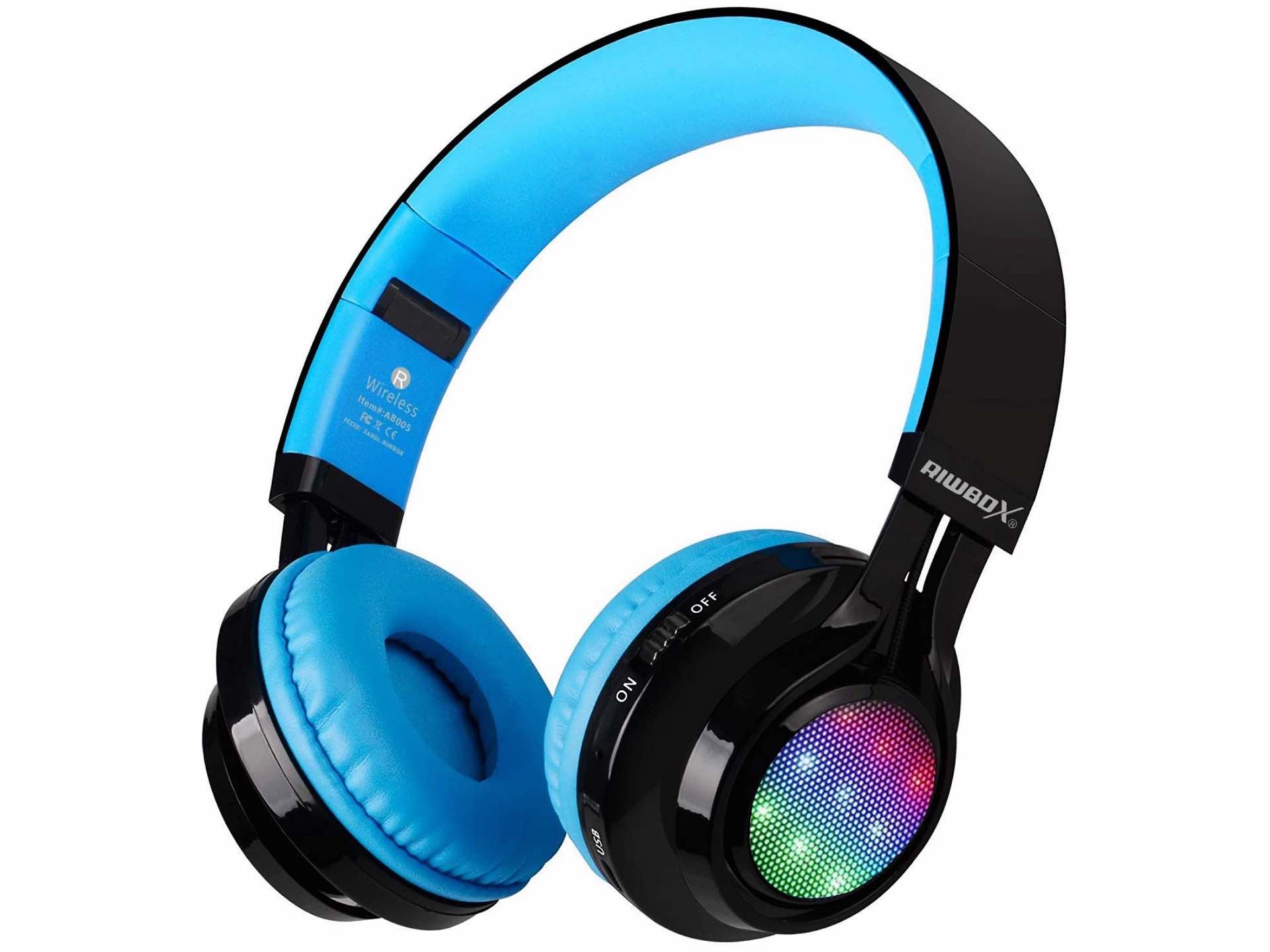 Wireless headphones with microphone for 2024 kids