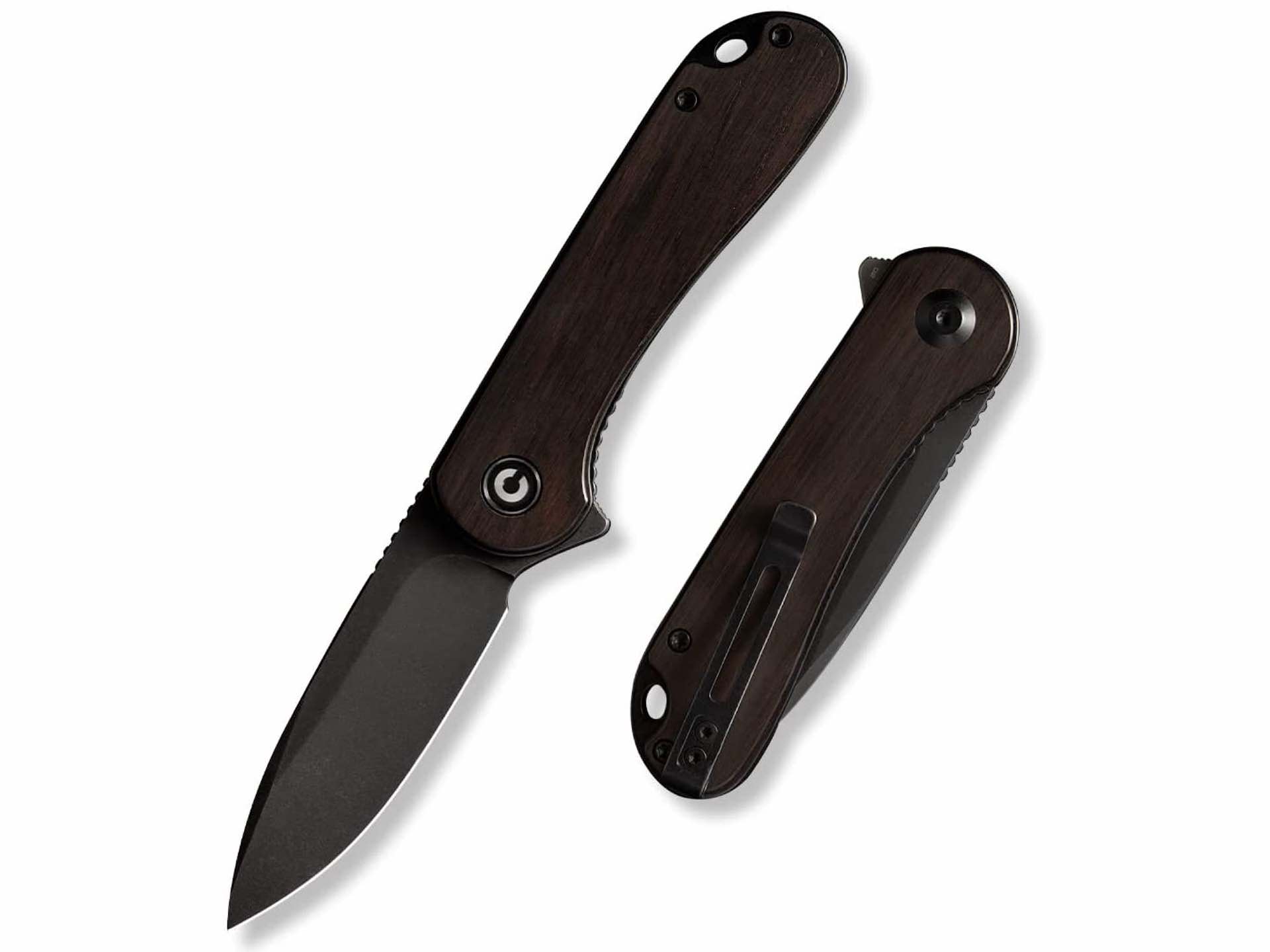 Folding Ceramic Pocket Knife - Black Handle