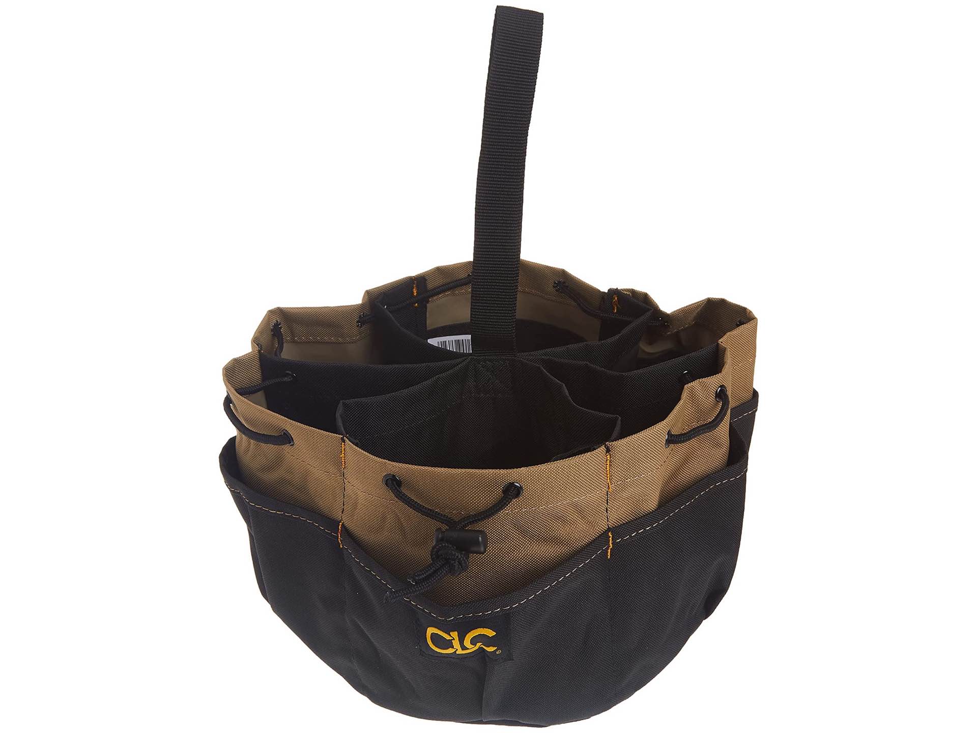 CLC Custom LeatherCraft 1148 18 Pocket Drawstring Bucket Bag Tool Carrier Holder 