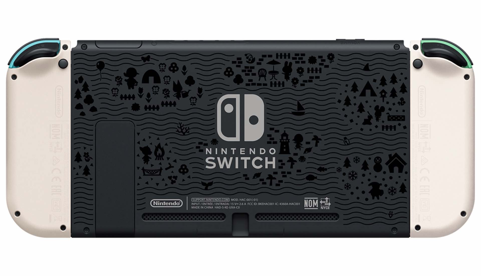 Nintendo Switch Animal Crossing New Horizons Edition Back in