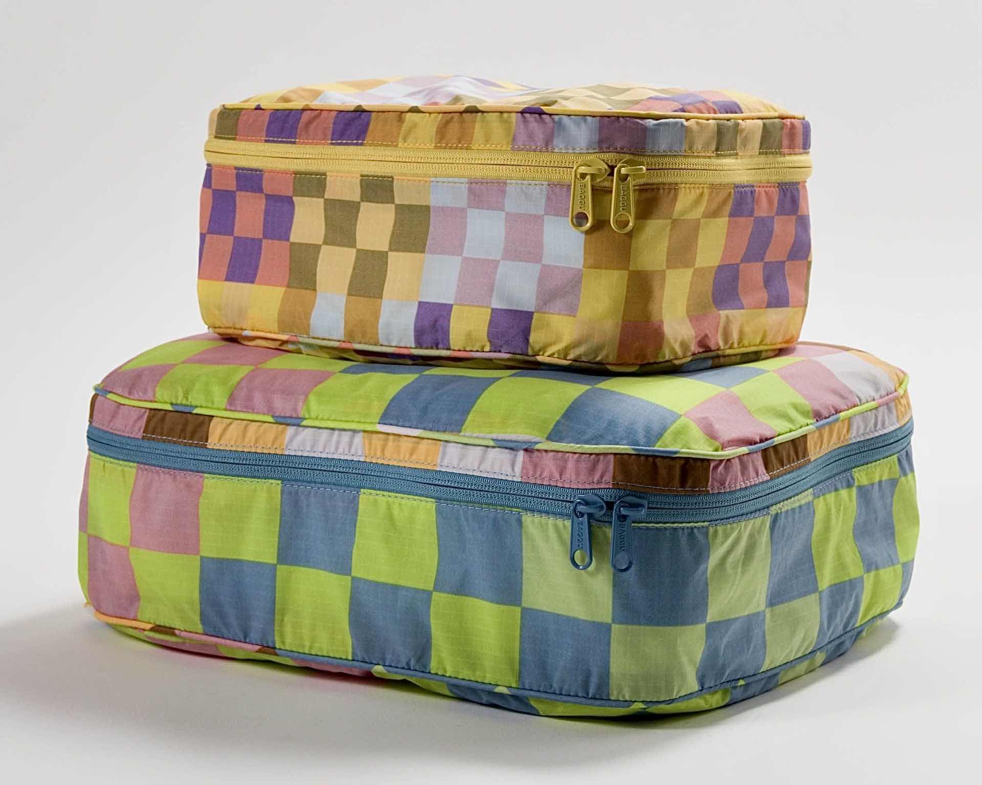 patterned packing cubes