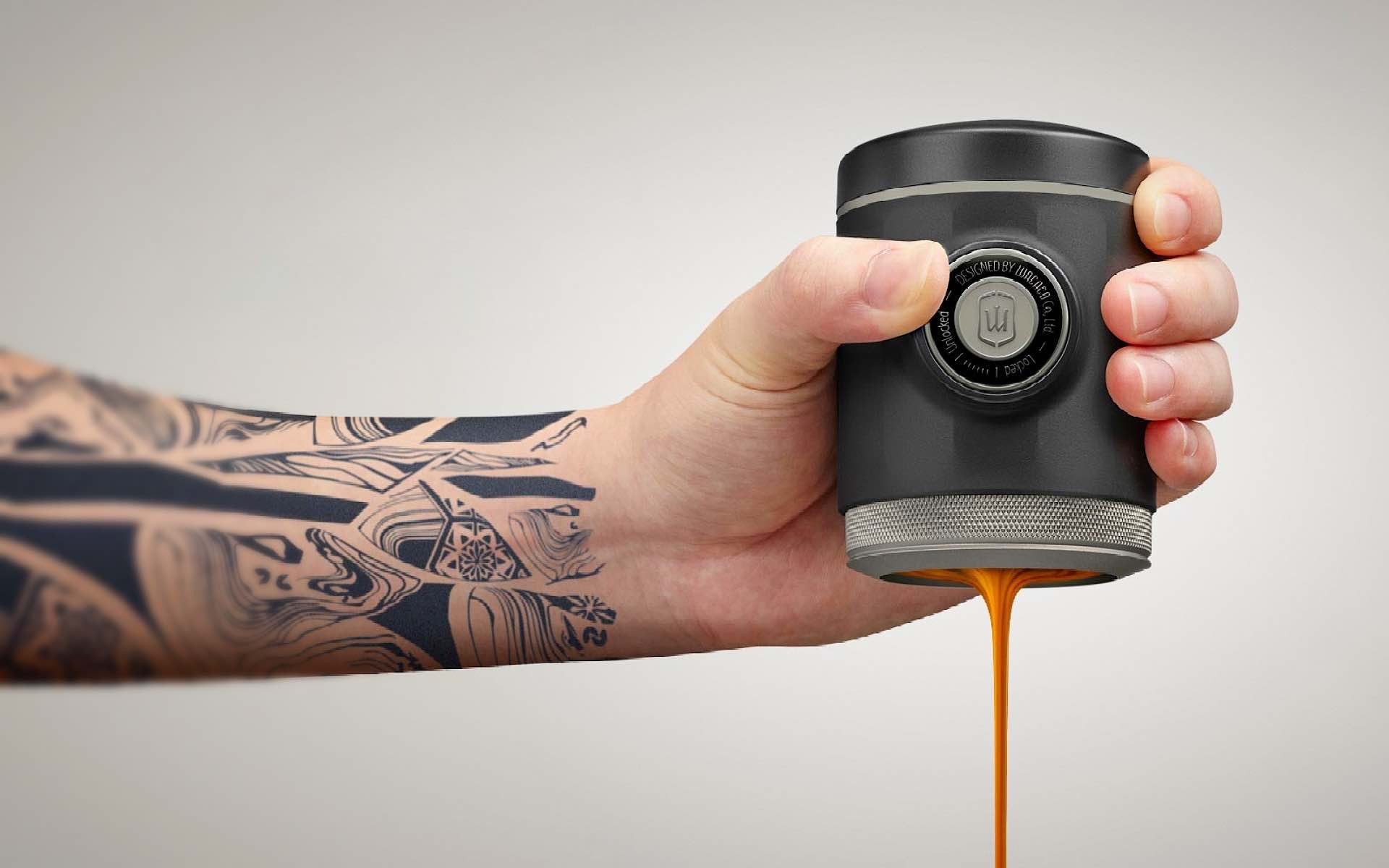 Portable espresso maker takes thermos to new level