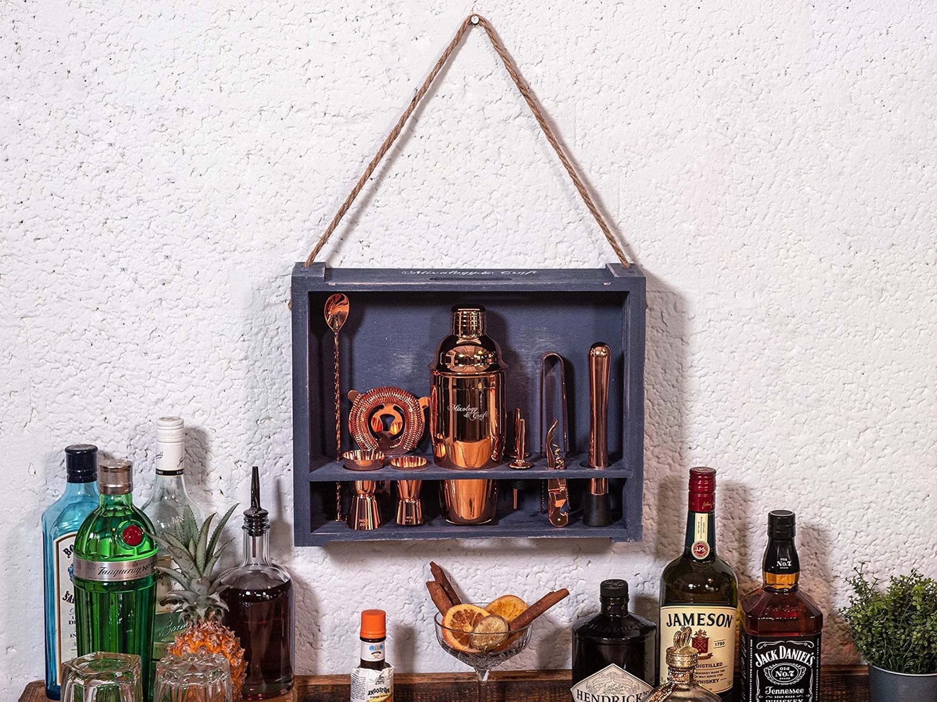 Mixology & Craft 11-piece bartender kit. ($29)