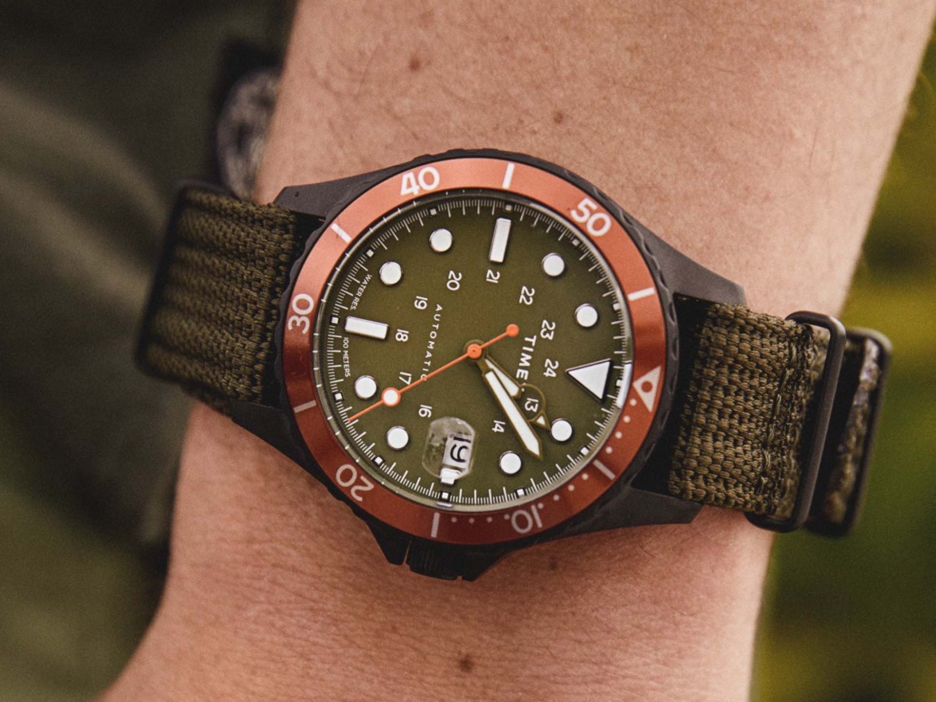 Timex x Todd Snyder Utility Ranger dive watch. ($259)