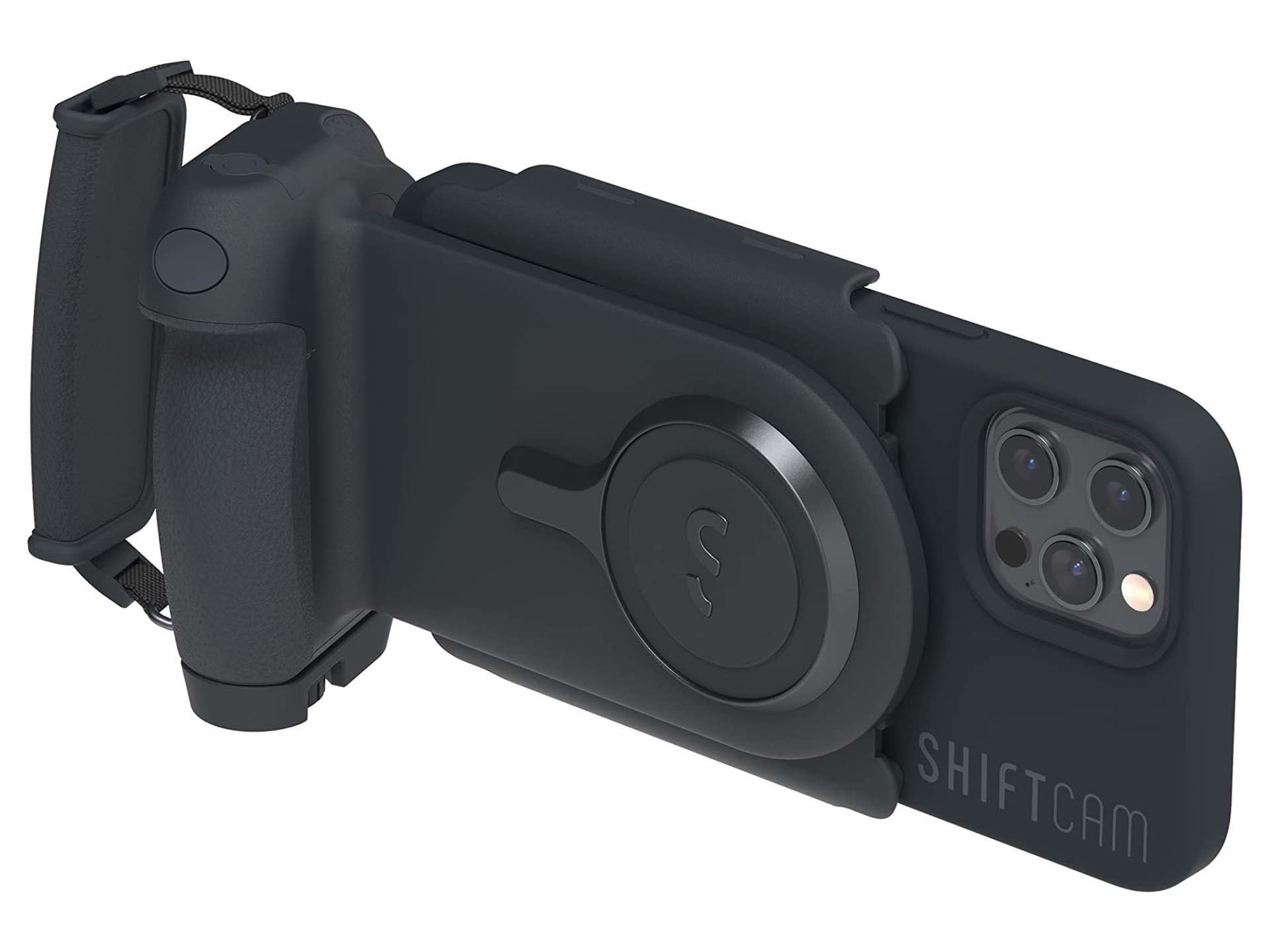 ShiftCam ProGrip iPhone shutter grip + wireless power bank. ($150)