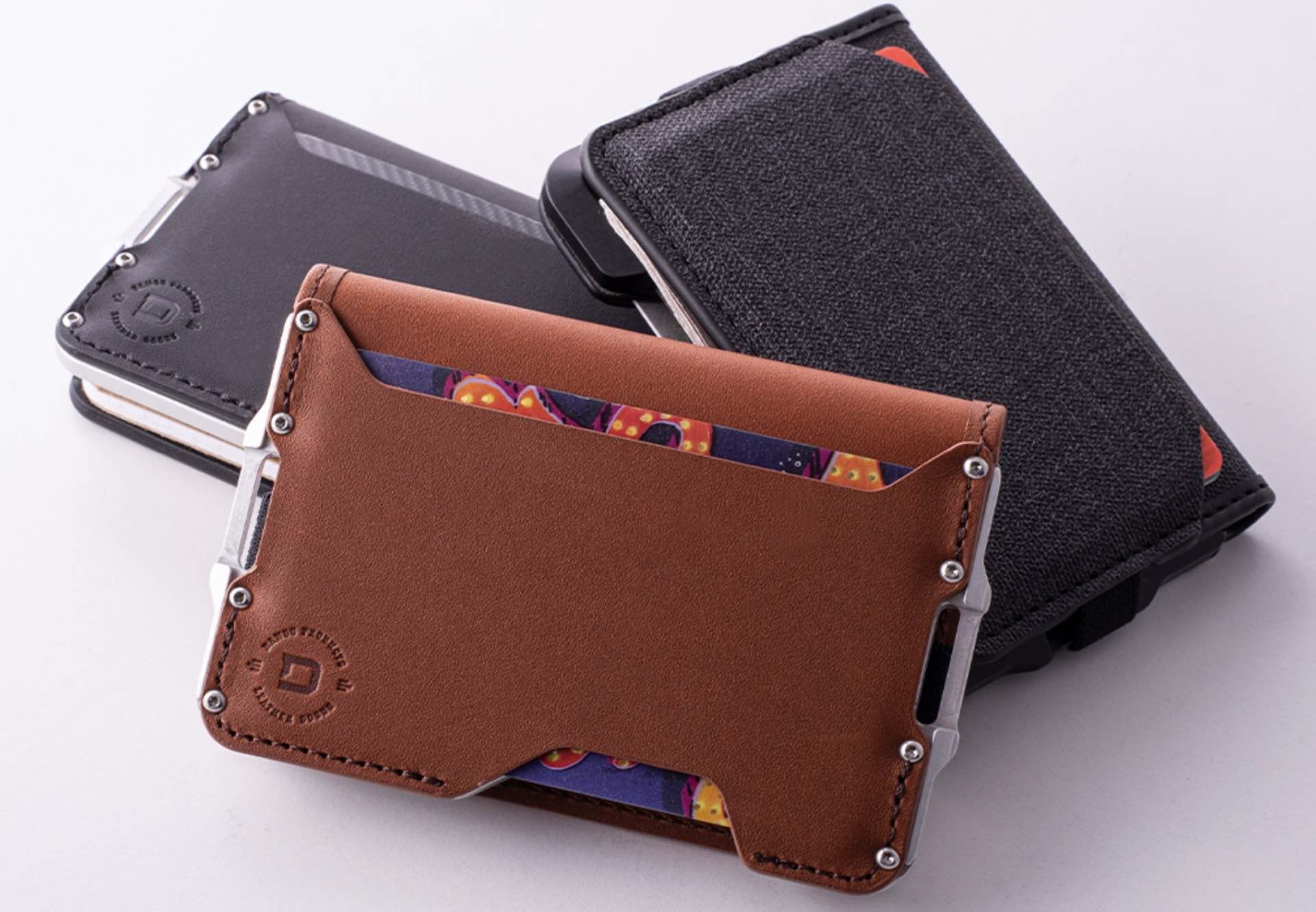 Dango D03 aluminum + leather bifold wallet. ($39)