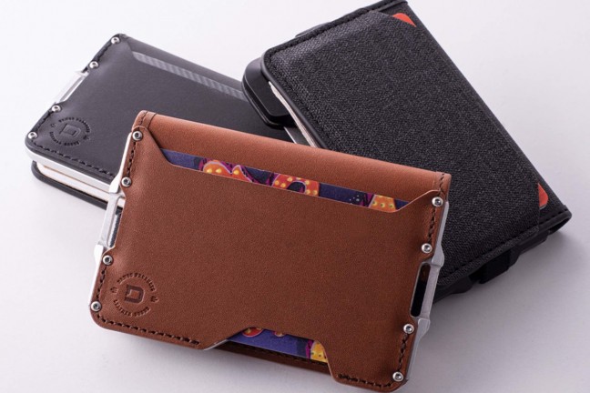 Dango D03 aluminum + leather bifold wallet. ($39)