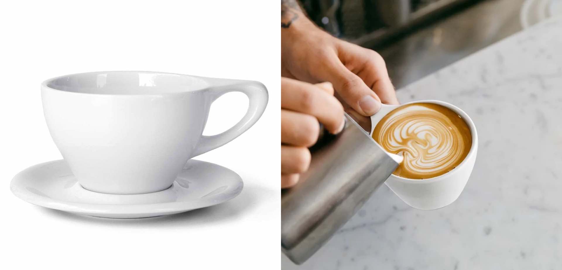 notNeutral “LINO” Small Latte Mug & Saucer — Tools and Toys