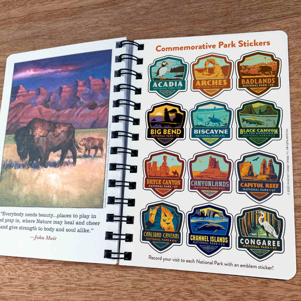 anderson-design-group-national-park-adventure-guide-book-2022-edition-badge-stickers