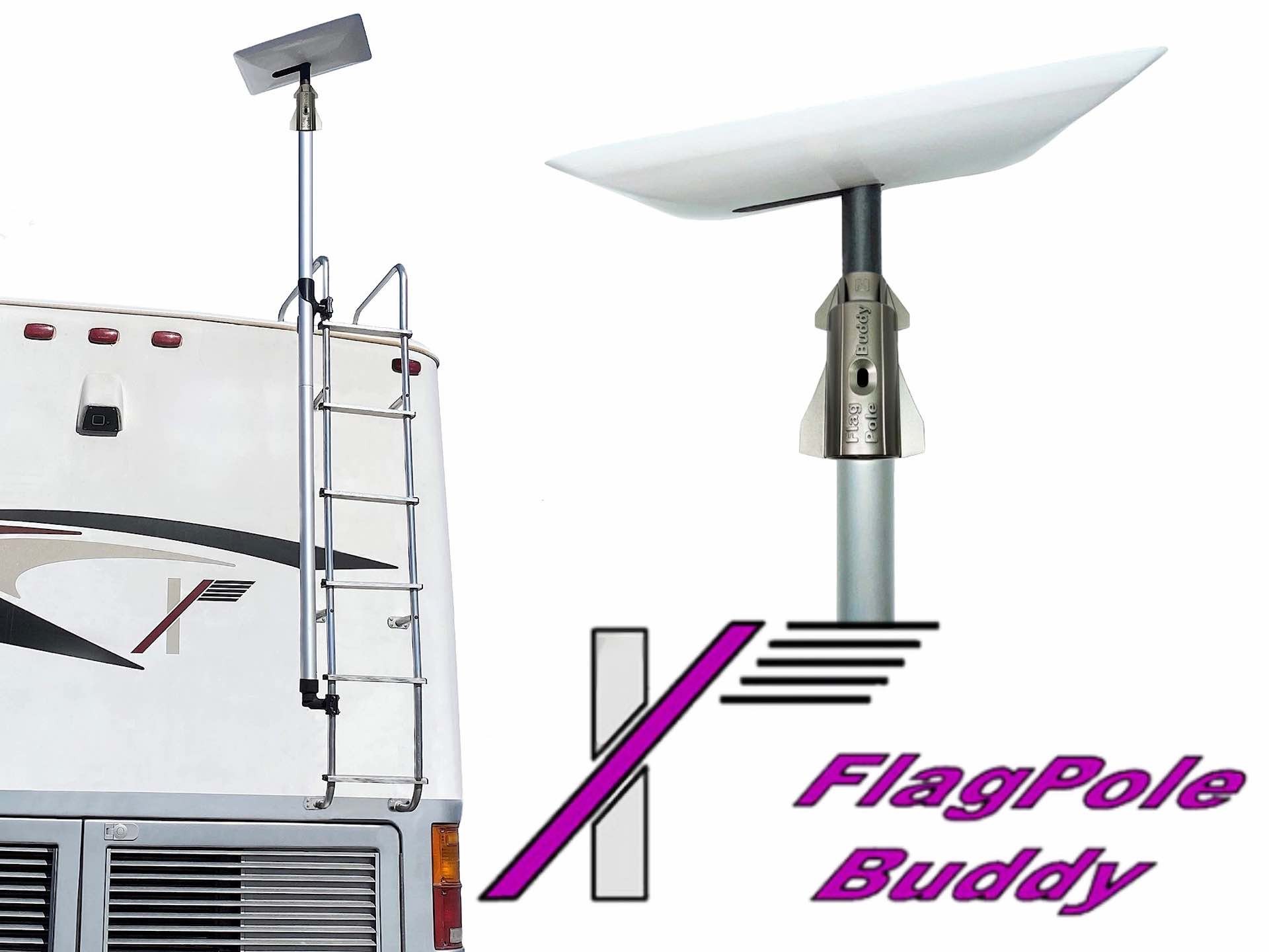 Flagpole Buddy Gen II Starlink Mounting Kit for RVs