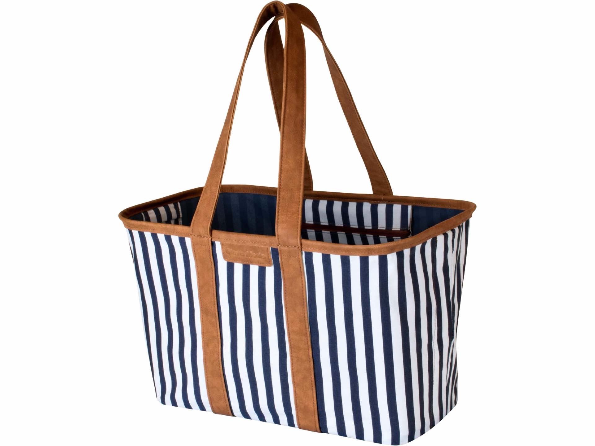 CleverMade “SnapBasket LUXE” Collapsible Tote Bag
