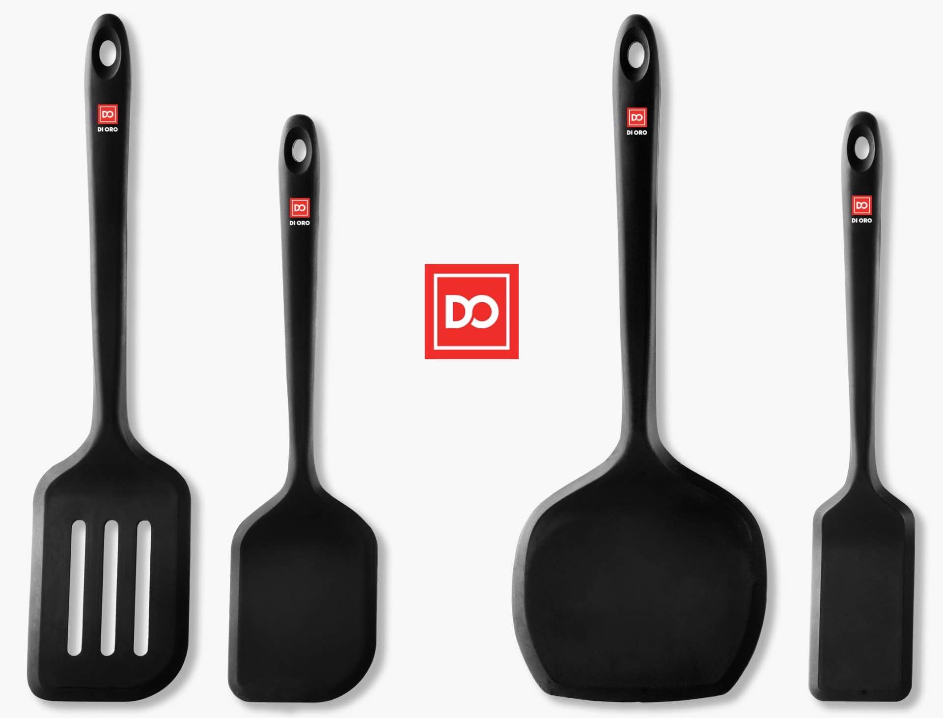 DI ORO “Esso” and “Forma” Seamless Silicone Turner Spatula Sets — Tools and  Toys