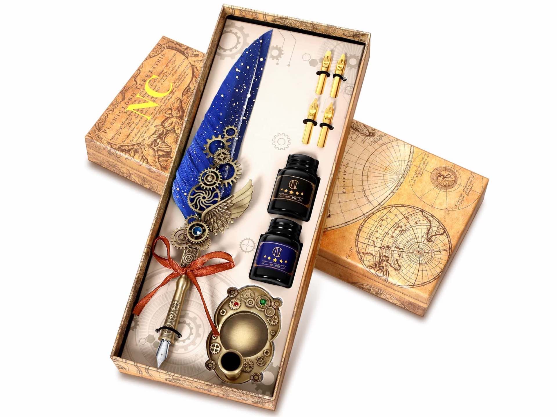 nc-steampunk-feather-quill-pen-and-ink-gift-set