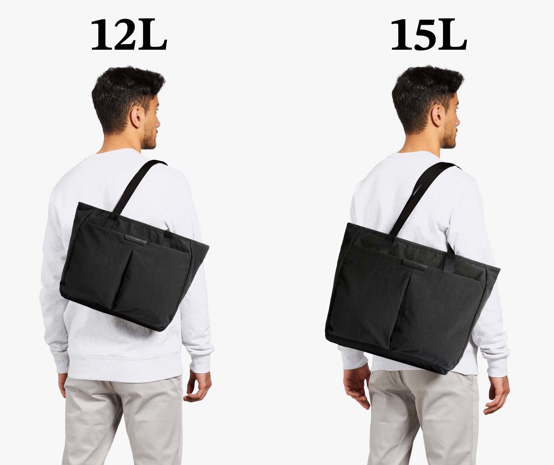 bellroy-tokyo-wonder-tote-bag-12l-15l-size-comparison
