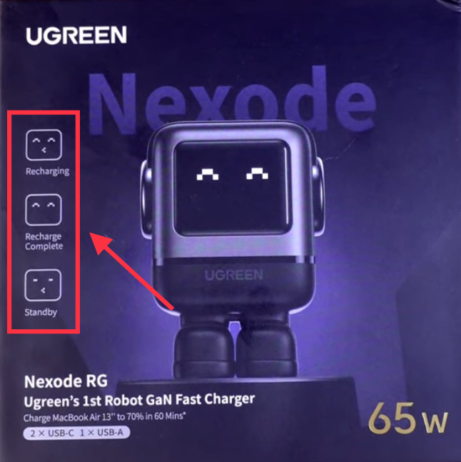 ugreen-nexode-robotgan-30w-usb-c-wall-charger-block-faces