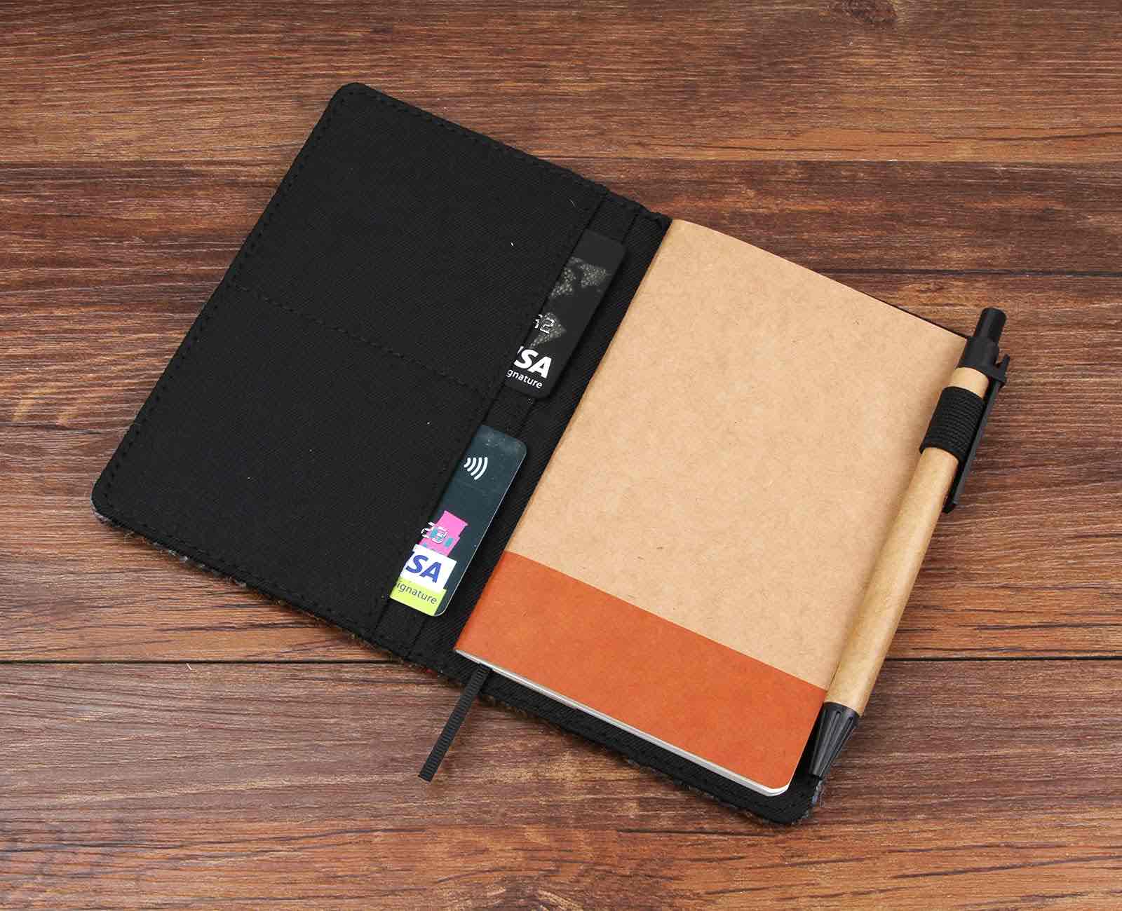 icobuty-harris-tweed-pocket-notebook-cover-open