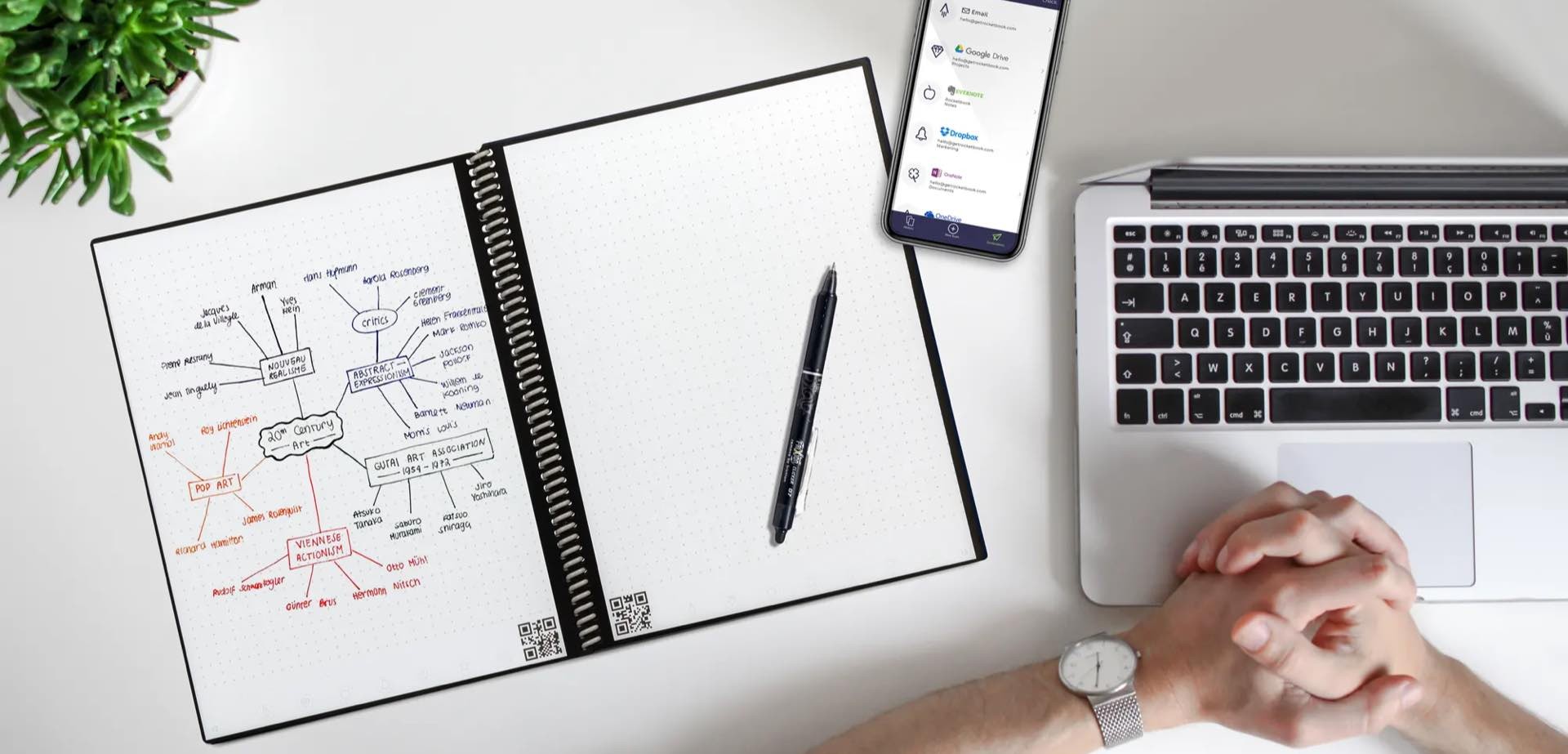 rocketbook-core-reusable-smart-notebook-with-pilot-frixion-erasable-gel-pen