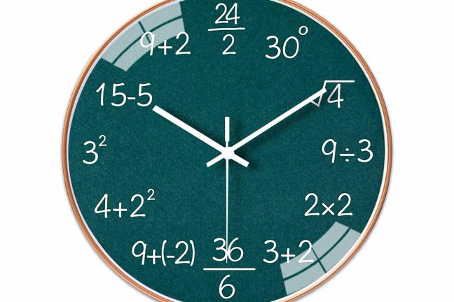 math-wall-clock