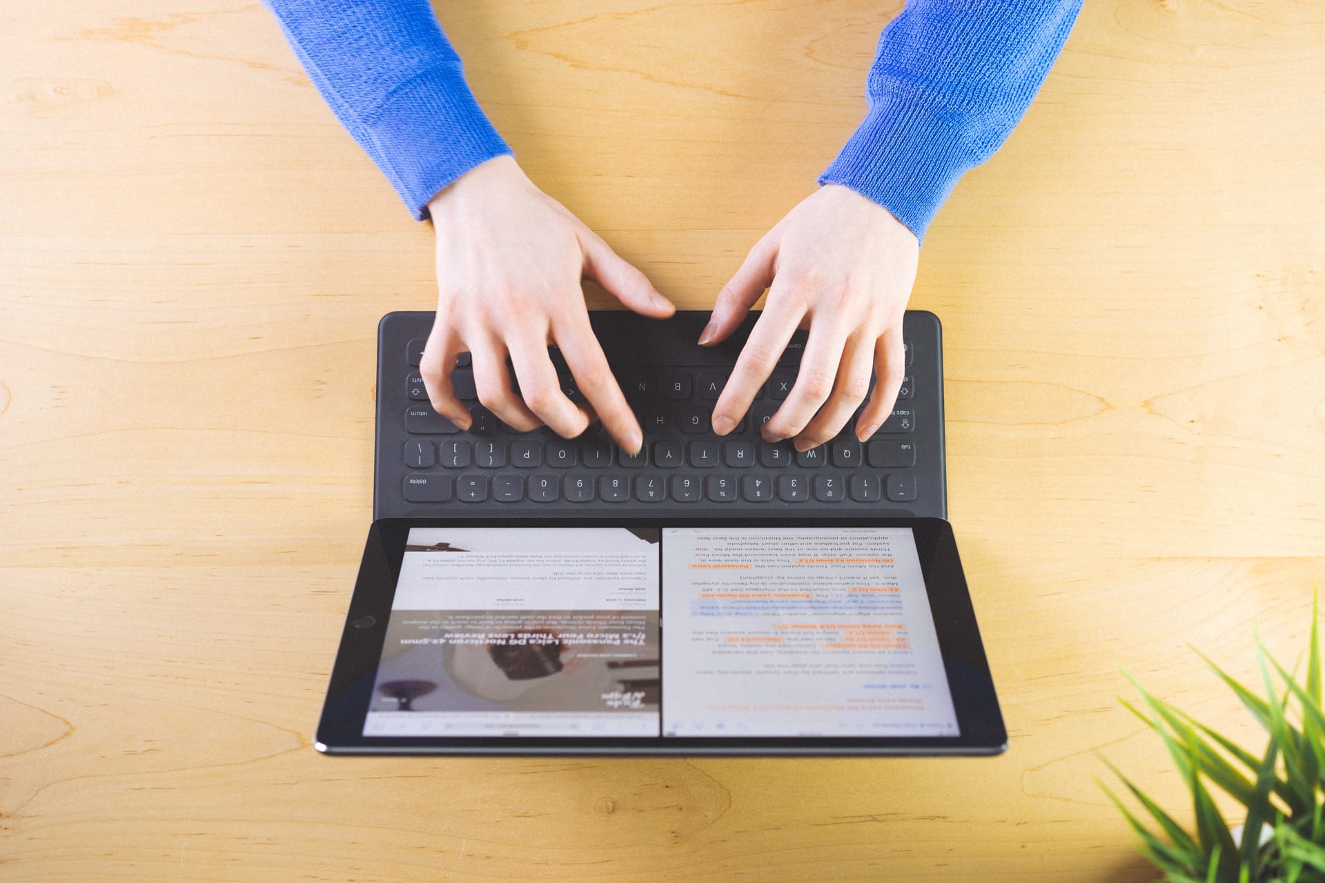 Apple Pencil and Smart Keyboard