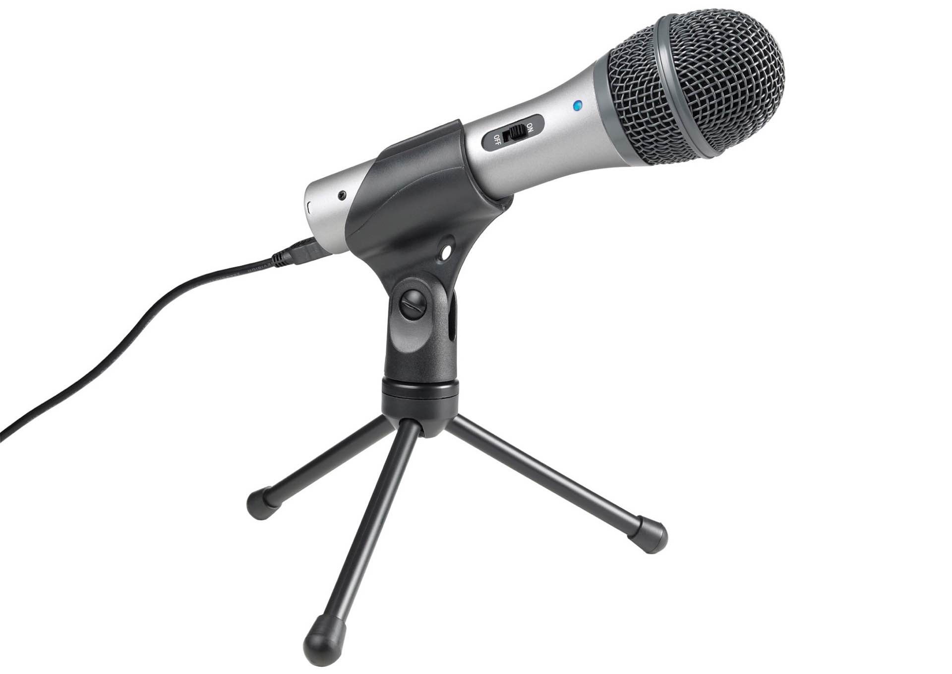 Audio-Technica's ATR2100-USB mic. ($59)